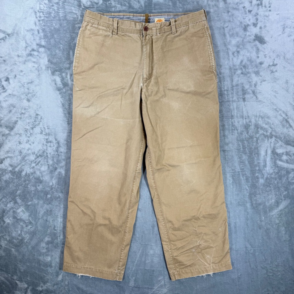 Timberland Chino Pants Men's Size 36x32 Tan Cotton Twill Work Pants